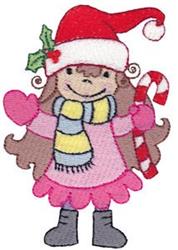 Christmas elf detailed machine embroidery - Christmas Pixie perfect for kitchen aprons