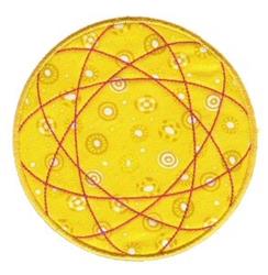 5x7 applique patch pattern - Circular Applique Patch perfect for patchwork quilt blocks