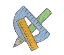 Colorful drafting tools include a blue compass, green pencil, and yellow ruler in a vibrant, playful design.