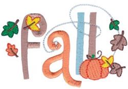 pumpkin beginner-friendly machine embroidery - Fall Sentiments for kitchen aprons