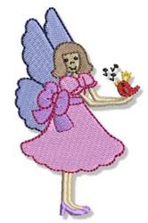 Flutterby - 4x4 bird beginner-friendly embroidery design for Christmas Stockings