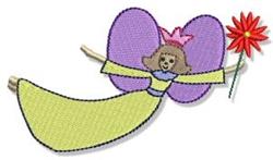 Flutterby - 4x4 fairy beginner-friendly embroidery design for Christmas Stockings