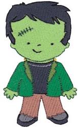 detailed halloween monster machine embroidery pattern - Tiny Frankenstein for Outdoor Games