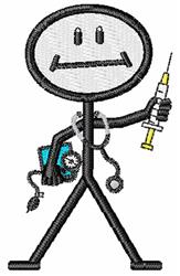 Nurses - 4x4 nurse beginner-friendly machine embroidery design for medical scrubs