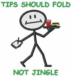 detailed fold machine embroidery pattern - Tips Should Fold perfect for kitchen aprons