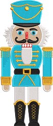 nutcracker detailed machine embroidery - Nutcracker perfect for kitchen tea towels