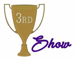 beginner-friendly show machine embroidery pattern - 3rd Show for decorative pillow covers