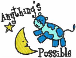 star detailed machine embroidery - Anythings Possible perfect for Pajama Sets