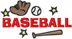 bat beginner-friendly machine embroidery - Baseball for decorative pillow covers