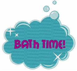 time detailed machine embroidery - Bath Time perfect for decorative pillow covers