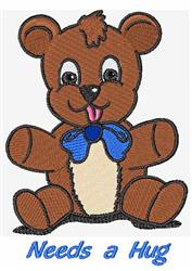 bear detailed machine digital embroidery - Bear 1 perfect for cute baby onesies