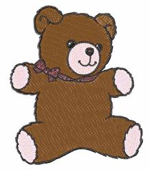 Bear 3 - 4x4 bear detailed machine embroidery design perfect for Baby Blankets
