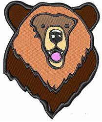 Bear 5 - 4x4 bear detailed machine embroidery design perfect for reusable tote bags