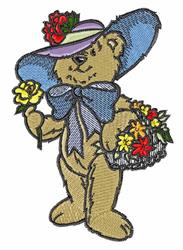 bear detailed machine digital embroidery - Bear 9 perfect for decorative pillow covers