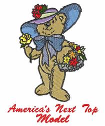bear detailed machine digital embroidery - Bear 9 perfect for kitchen tea towels