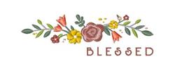 leaf beginner-friendly machine digital embroidery - Blessed perfect for kitchen aprons