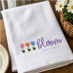 leaf quick stitch machine embroidery - Bloom From Within perfect for kitchen aprons