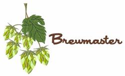 Brewmaster - 5x7 leaf detailed machine embroidery design perfect for kitchen aprons