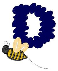 Bug D - 4x4 bug beginner-friendly machine embroidery design for Baby Blankets