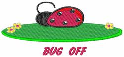 Bug Off - 5x7 off detailed machine embroidery design for Kids Room Decor