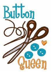 heart beginner-friendly machine embroidery - Button Queen for patchwork quilt blocks