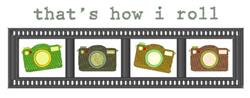 Camera Roll - 5x7 roll detailed machine embroidery design for Christmas stockings