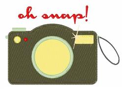 Camera Snap - 4x4 snap detailed machine embroidery design for kitchen tea towels