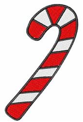 beginner-friendly christmas cane machine embroidery pattern - Candy Cane for kitchen aprons