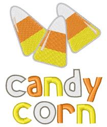 Candy Corn - 5x7 candy corn detailed machine embroidery design for reusable tote bags