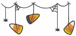 candy corn beginner-friendly machine embroidery - Candy Corn for decorative pillow covers