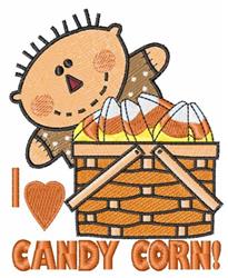 candy corn detailed machine embroidery - Candy Corn perfect for reusable tote bags