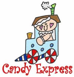 Candy Express - 5x7 expre detailed embroidery design for Birthday Party Decorations