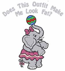 detailed elephant machine embroidery pattern - Circus Elephant for kitchen tea towels