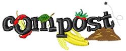 beginner-friendly compost machine embroidery pattern - Compost for reusable tote bags