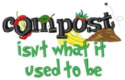 Compost - 5x7 compost detailed machine embroidery design perfect for kitchen tea towels