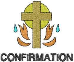 cross beginner-friendly machine embroidery - Confirmation for Confirmation Gifts