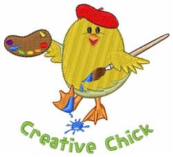 bird beginner-friendly machine embroidery - Creative Chick for kitchen tea towels