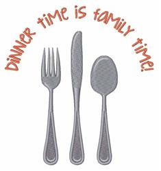 Dinner Time - 5x7 time beginner-friendly embroidery design for Easter Baskets