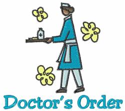 cross detailed machine embroidery - Doctors Order perfect for decorative pillow covers