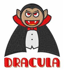 dracula detailed machine digital embroidery - Dracula perfect for reusable tote bags