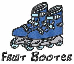 detailed booter machine embroidery pattern - Fruit Booter for decorative pillow covers