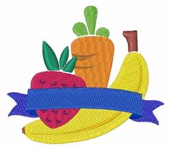 carrot detailed machine digital embroidery - Fruit Vegetable perfect for kitchen aprons