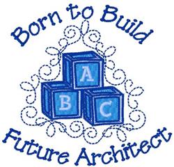 detailed architect machine embroidery pattern - Future Architect for decorative pillow covers