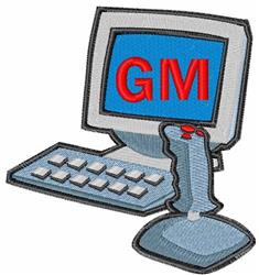 design detailed machine digital embroidery - GM perfect for reusable tote bags