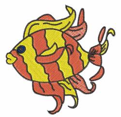 Goldfish - 4x4 goldfish detailed machine embroidery design for Aquarium Decor