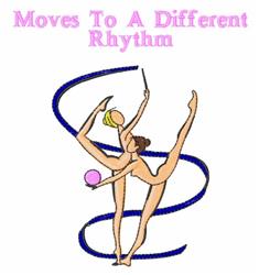 detailed gymnast machine embroidery pattern - Gymnasts for Performance Programs