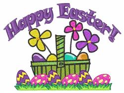 detailed easter easter machine embroidery pattern - Happy Easter for Kids Clothing