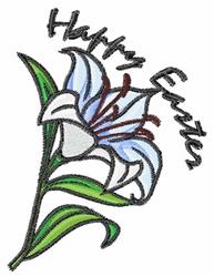 Happy Easter - 4x4 easter beginner-friendly embroidery design for decorative pillow covers