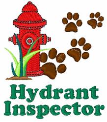 beginner-friendly puppy dog machine embroidery pattern - Hydrant Inspector for Dog Bed Covers