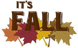 detailed autumn tree machine embroidery pattern - Its Fall for decorative pillow covers